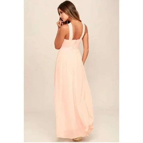 Lulus Air of Romance Peach Maxi Dress Size XS - Picture 3 of 8